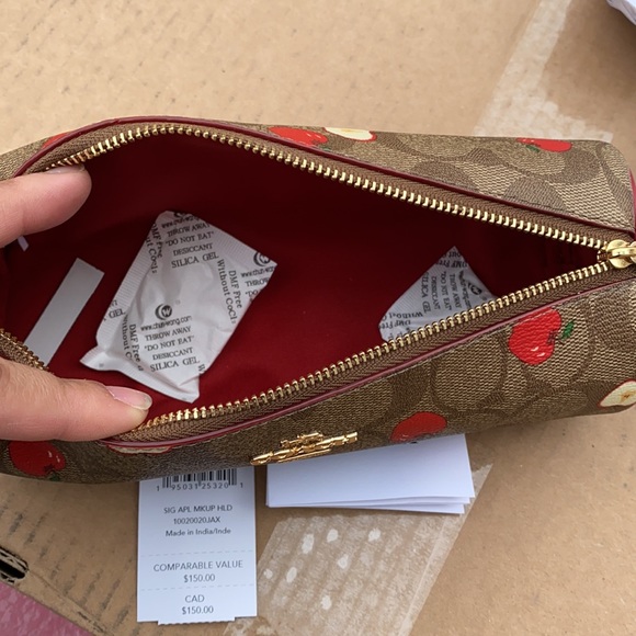 NWT Coach Makeup Brush Bag - Picture 7 of 7